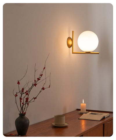 Lámpara de Pared de Cristal para Dormitorio y Pasillo - Image 11