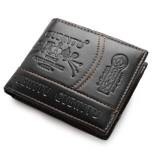 Billetera de Cuero para Hombre Compacta y Elegante