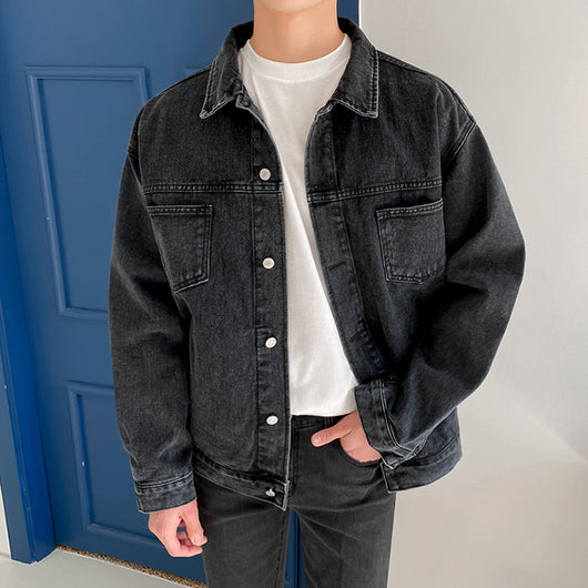 Chaqueta Denim Suelta Trendy para Trabajo - Image 10