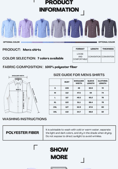 Camisa Rayada de Verano para Hombre Talla Grande - Image 19