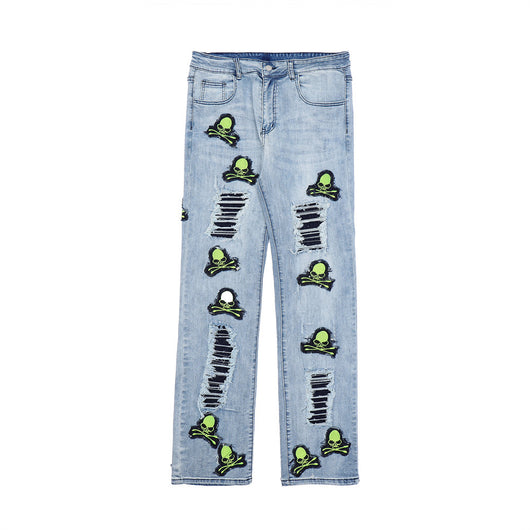 Pantalones Slim Straight de Alta Moda Urbana para Hombre - Image 4