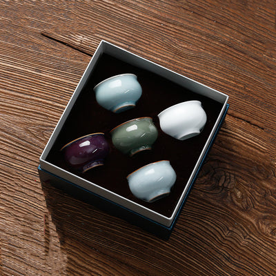 Set de 5 Tazas de Cerámica Rústica de Hornos Famosos - Image 28