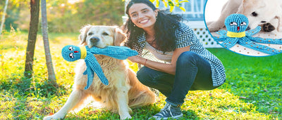 Juguete Interactivo Pulpo para Perros - Peluche con Texturas y Sonidos Crujientes - Image 13