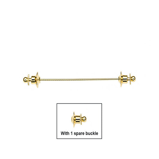 Broche de Camisa para Hombre con Cadena y Borla Metálica - Image 3