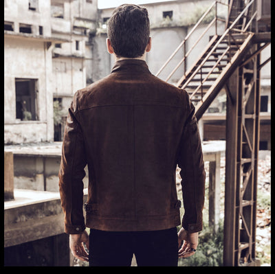 Chaqueta Casual de Cuero y Algodón para Hombre - Image 7