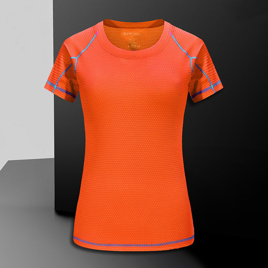 Camiseta Manga Corta de Seda para Hombre - Secado Rápido Cuello Redondo - Image 35