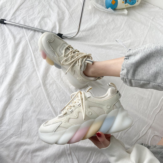 Zapatillas Deportivas Arcoíris para Mujer - Diseño Moderno y Versátil - Image 10