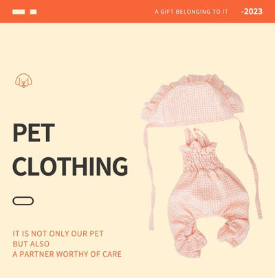 Conjunto de Ropa para Perro Mono Naranja con Gorro - Outfit Fashionable para Mascotas Pequeñas - Image 8