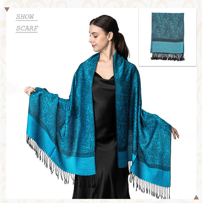 Elegante Chal Ligero de Lujo - Envolvente de Imitación Cashmere para Mujer - Image 60