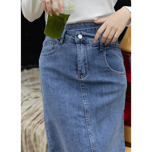 Pantalón Cintura Alta con Diseño de Doble Línea Lateral - Image 4