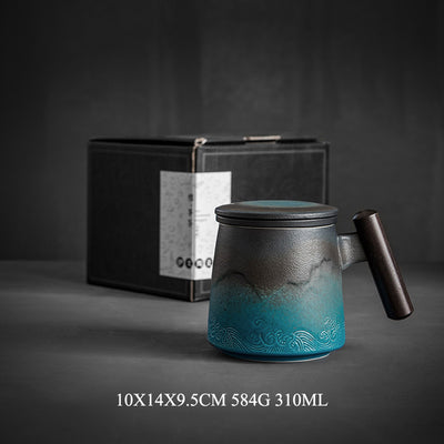 Taza de Té con Filtro Integrado y Tapa para Oficina - Image 9