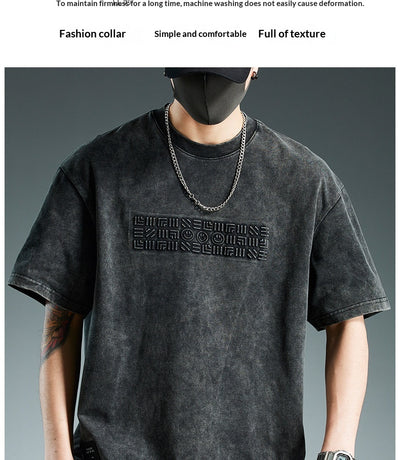 Playera Oversize Pesada de Manga Corta para Hombre - Image 20