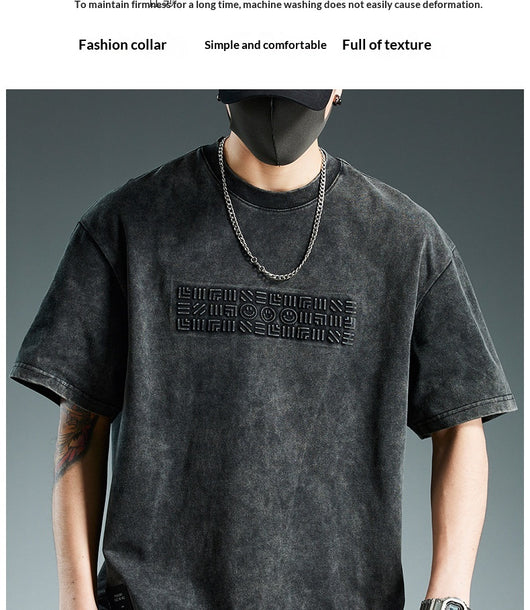 Playera Oversize Pesada de Manga Corta para Hombre - Image 20
