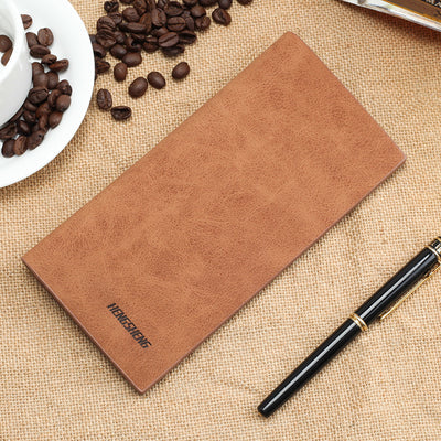 Billetera Larga para Hombre Retro Delgada Mate Suave - Image 12