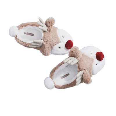 Set Navideño: Bolsa de Peluche Cervatillo Adorable + Pantuflas para Mujer - Image 7
