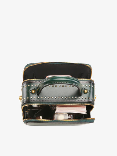 Bolso de Cuero con Diseño Asimétrico para Mujer - Image 9