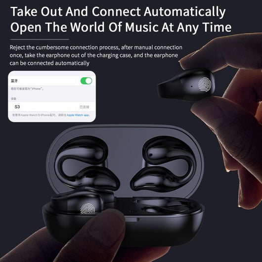Auriculares de Conducción Ósea Bluetooth 5.2 HIFI - Deportivos con Cancelación de Ruido - Image 6