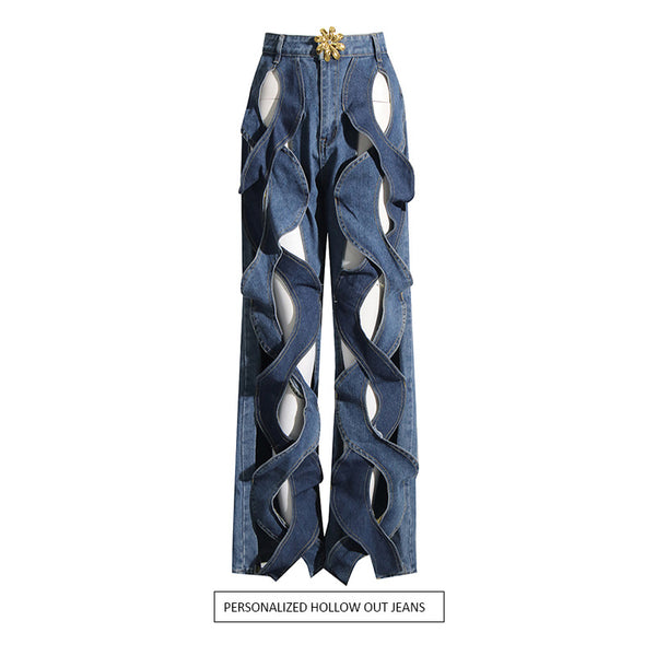 Jeans Cintura Alta Rectos Holgados Reductores - Image 5