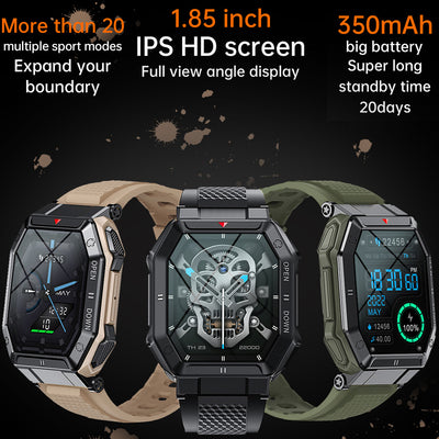 Reloj Inteligente K55 con Llamadas Bluetooth, Monitor Cardíaco y Presión Arterial
