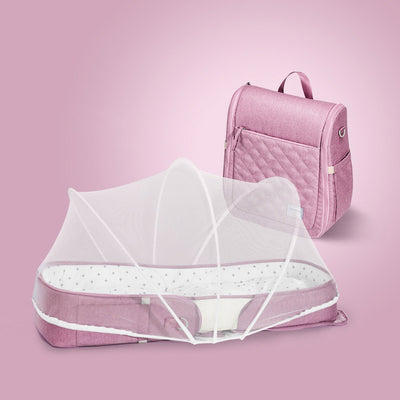 Cuna Portátil Plegable con Protección Antipreisón - Image 8