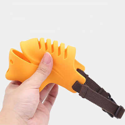 Bozal Ajustable de Silicona Pura con Forma de Rinoceronte para Perros - Image 9