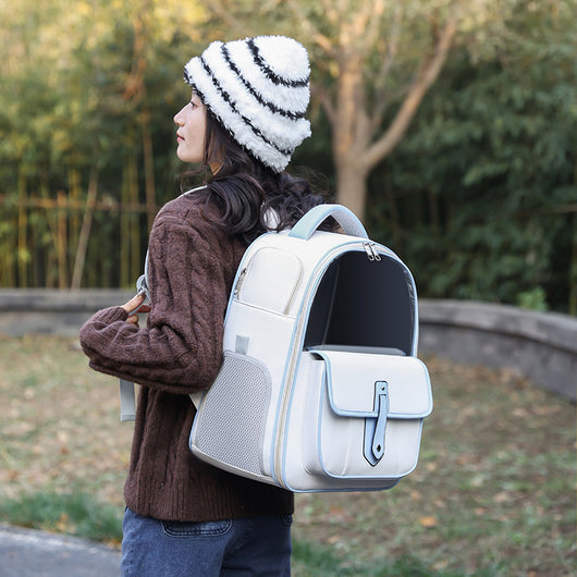 Mochila Transportadora para Gatos - Diseño Elegante y Portátil - Image 3