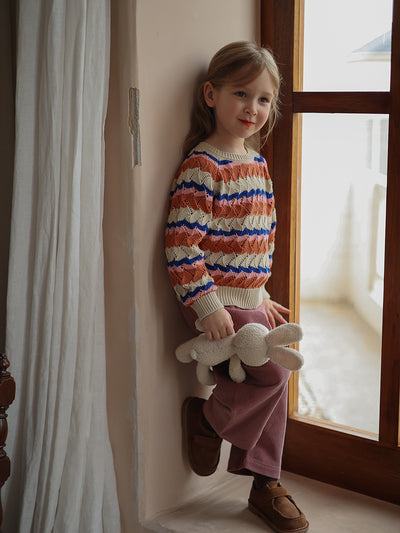Suéter Rayado de Algodón para Niños Gas - Image 9