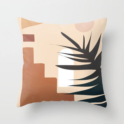 Funda de Almohada Abstracta Geométrica Piel de Melocotón - Image 11