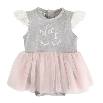 Mono Princesa de Verano para Bebé con Estampado de Dibujos Animados y Mangas Ángel - Image 12