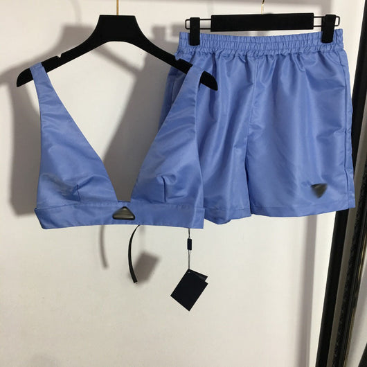 Shorts Deportivos con Cintura Elástica y Detalles de Etiqueta Triangular - Image 8