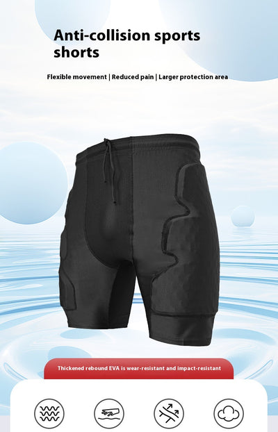 Pantalones Cortos Deportivos con Protección de Colisión para Hombre - Image 8