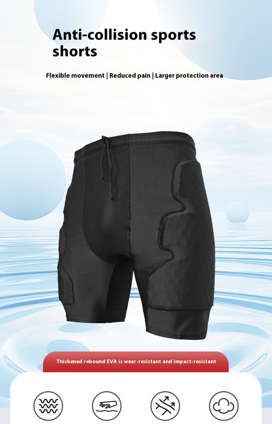 Pantalones Cortos Deportivos con Protección de Colisión para Hombre - Image 8