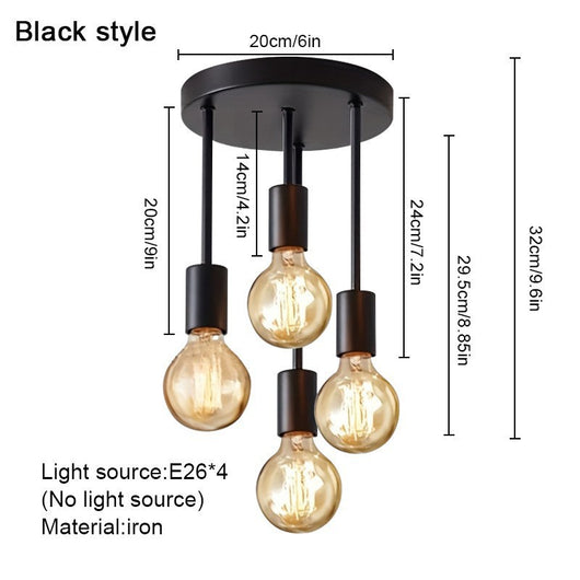 Lámpara de Techo Moderna Tres Puntos de Luz - Image 6