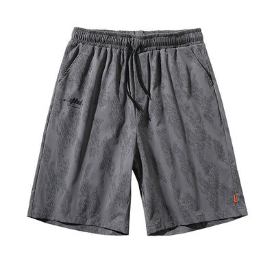 Shorts Sueltos Estampado Completo Tendencia para Hombre - Image 3