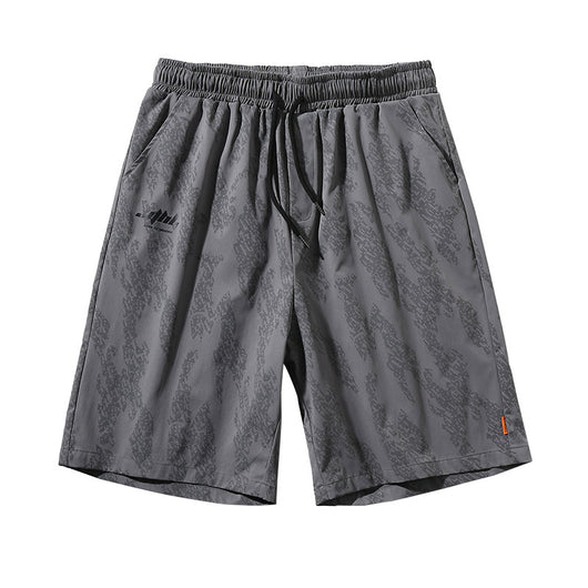 Shorts Sueltos Estampado Completo Tendencia para Hombre - Image 3