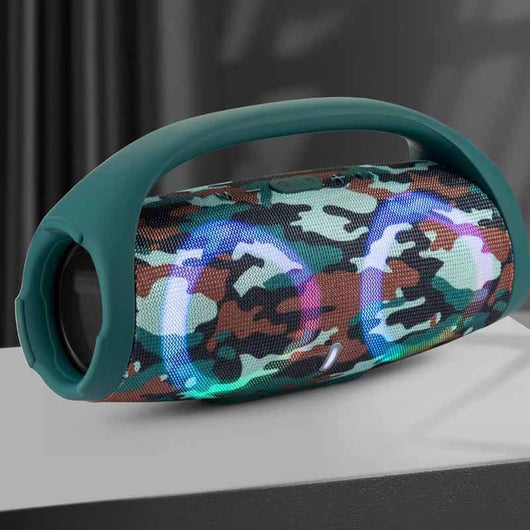 Parlante Portátil War Drum con Bluetooth, Luces RGB y Resistencia al Agua - Image 5