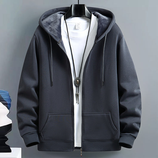 Cardigan Hoodie Holgado para Hombre - Perfecto para Otoño e Invierno - Image 8