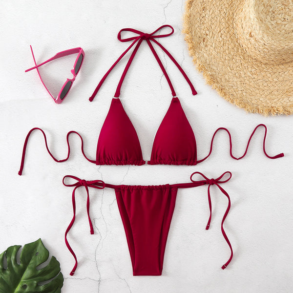 Conjunto de Bikini Europeo Elegante para Playa
