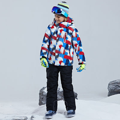 Chaqueta Impermeable para Esquí Infantil - Diseño Versátil para Tabla Simple y Doble - Image 9