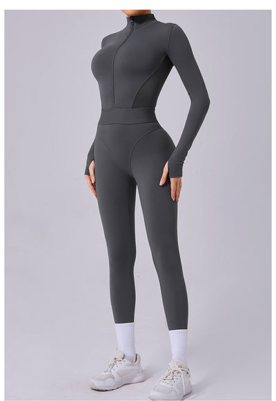 Enterizo de Yoga para Mujer con Malla Transpirable - Image 11