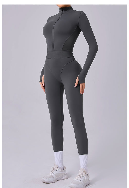 Enterizo de Yoga para Mujer con Malla Transpirable - Image 11