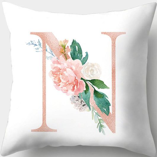 Funda de Almohada con Letras Florales Día de San Valentín Impresión Digital - Image 29