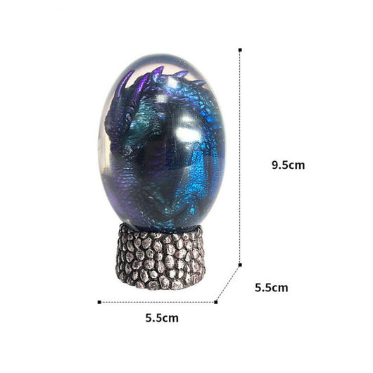 Huevo de Dragón LED con Cristal Mineral - Decoración Feng Shui Recargable - Image 15