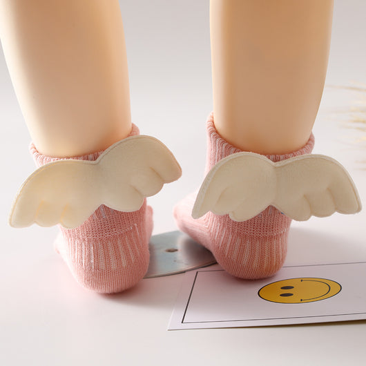 Calcetines Angelicales para Bebé con Alas Bordadas - Image 7