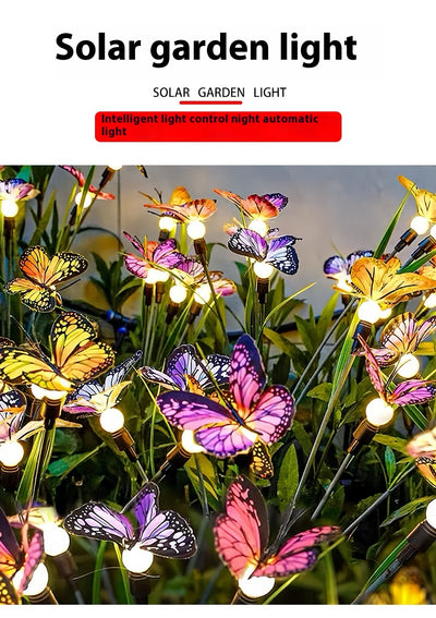 Lámpara Solar de Jardín Luciérnagas y Mariposas de Colores - Image 11