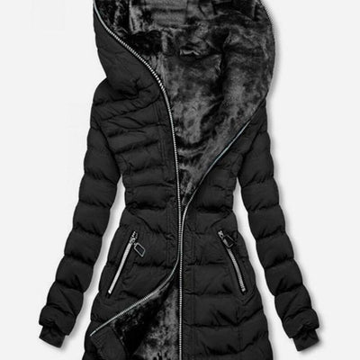 Chaqueta de Algodón Cálida con Capucha y Mangas Largas - Image 21