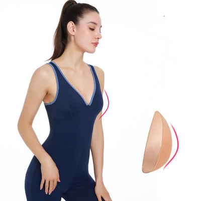 Traje Deportivo Elegante de Una Pieza para Fitness y Danza - Image 5