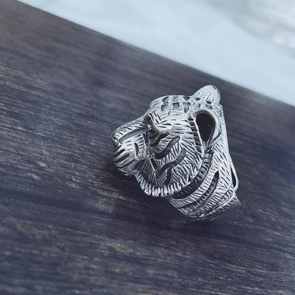 Anillo Tigre Zodiacal para Hombre - Personalidad Dominante