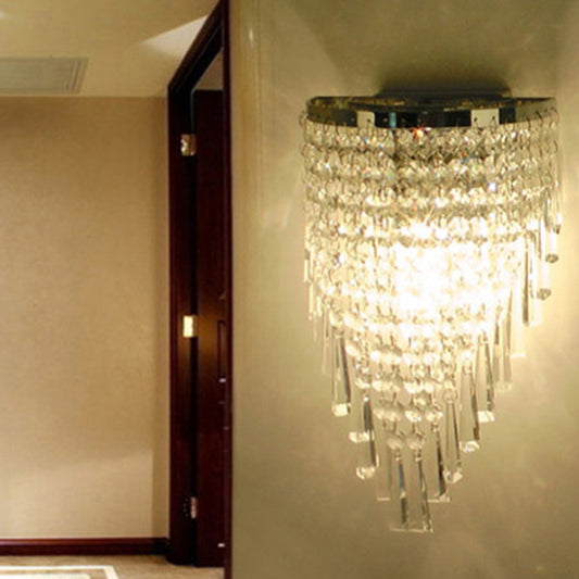 Lámpara de Pared de Cristal para Pasillos Modernos