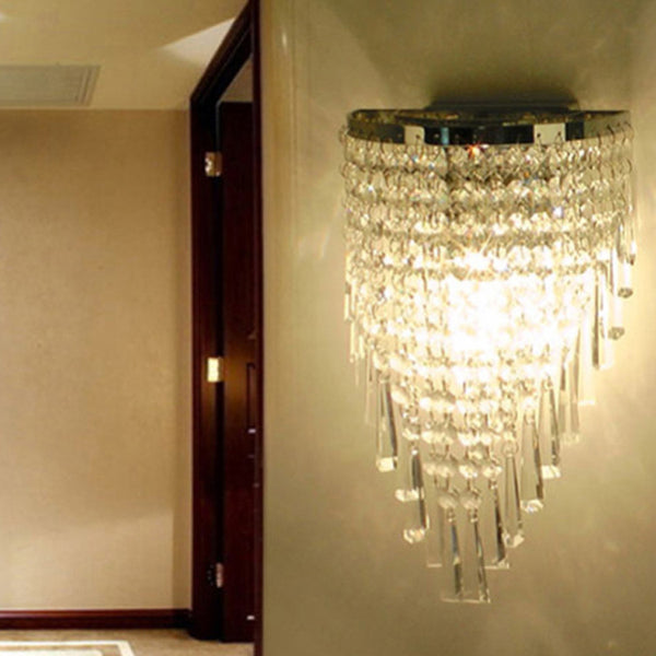 Lámpara de Pared de Cristal para Pasillos Modernos